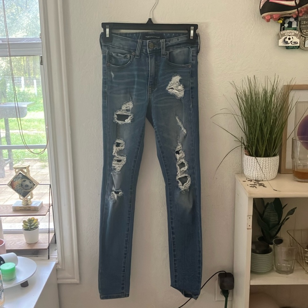 aeropostale high ride jeans
